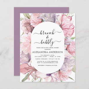Budget Brunch & Bubbly Boho Purple Bridal Shower