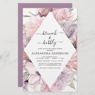 Budget Brunch & Bubbly Boho Purple Bridal Shower