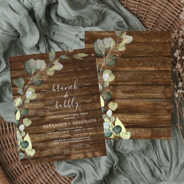 Budget Brunch & Bubbly Bridal Shower Eucalyptus (Creator Uploaded)