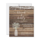 Budget Brunch & Bubbly Bridal Shower Invitation