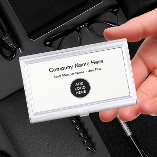 Budget Bulk Staff Logo Business Card Cases