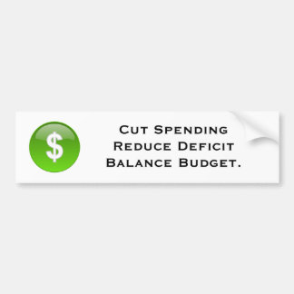 Budget Bumper Sticker