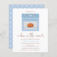 Budget Bun In The Oven Blue Baby Boy Baby Shower