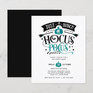 BUDGET Bunch of Hocus Pocus Halloween Bash Party