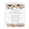 Budget Burgundy Red Orange Floral Wedding Invites