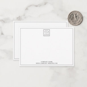 Budget Business Logo Company Name Silver Grey   Card
