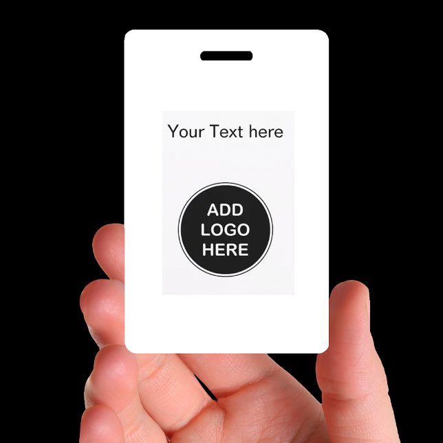 Budget Business Logo Employee Badges ID Badge (Logo Name Badges)