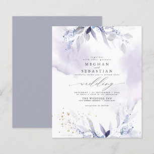 Budget But Beautiful Elegant Violet Watercolor