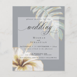 Budget But Beautiful Wedding Gold Yellow Hibiscus