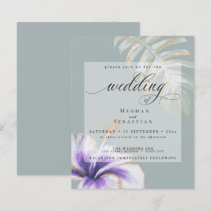 Budget But Beautiful Wedding Violet Hibiscus