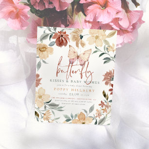 Budget Butterfly Kisses & Wishes Girl Baby Shower