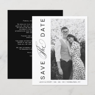 Budget BW Wedding Photo Wimshical Script