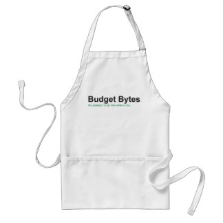 Budget Bytes Logo Apron