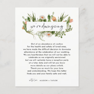 Budget Cactus Smaller Wedding Update Downsize