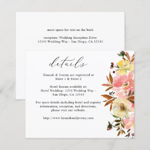 Budget Candy Pink & Yellow Floral Details