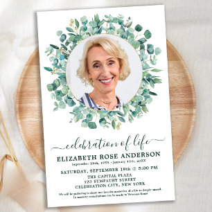 Budget Celebration Life Eucalyptus Photo Funeral 