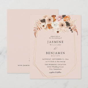 Budget ChampagneBeigeOrangeRustic Floral Wedding B