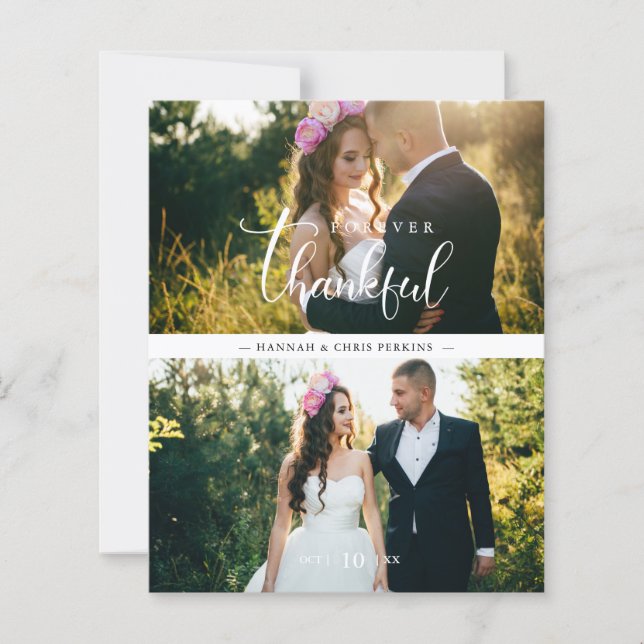 Budget Chic 2 Photos Collage Hand Lettered  (Front)