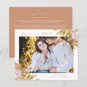 Budget Chic Dusty Shades Branches Photo Wedding