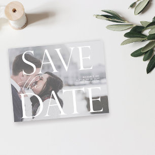 Budget Chic Photo LG Save the Date Flyer