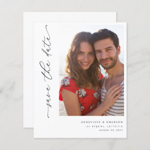 Budget Chic Stylish Mod Photo Save the Date 5