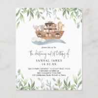 Budget Christening & 1st Birthday Noah's Ark