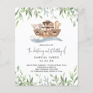 Budget Christening & 1st Birthday Noah's Ark