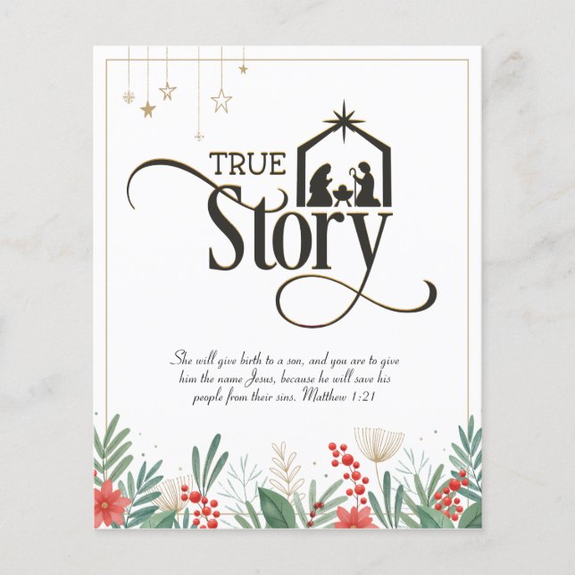 Budget Christian Christmas Card (Front)