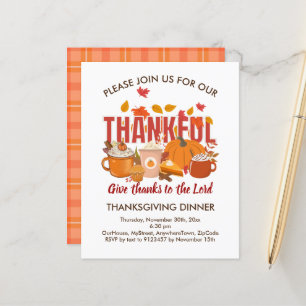 Budget Christian Plaid THANKFUL Thanksgiving