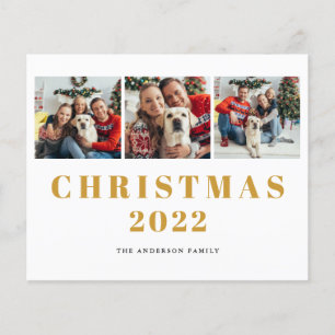 Budget Christmas 2022 Family Photo Collage  Flyer