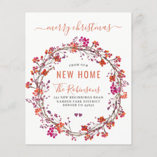 Budget Christmas holiday moving announcement