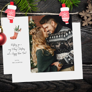 Budget Christmas Stocking Note Photo Christmas