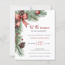 Budget Christmas Tis The Season Bridal Shower