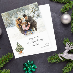 Budget Christmas Tree - Blue Note Photo Christmas