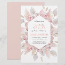 Budget Class of 2023 Boho Grad Party Invitation