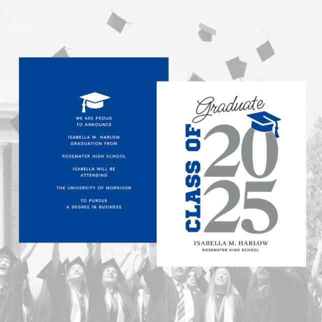 Budget Class of 2025 Blue Grey Grad Announcement (Creator Uploaded)
