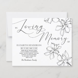 Budget Classic Sympathy Memory /Thank you.