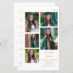 Budget Colour Glow- G & White Graduate 6 Photo MED
