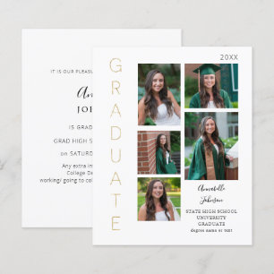 Budget Colour Glow- Gold & White 2 Graduate 6 Phot