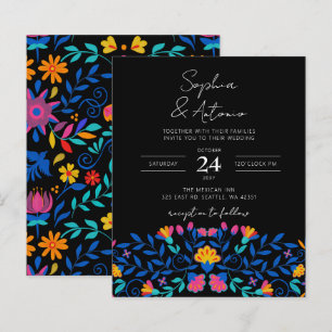 Budget Colourful Mexican Floral Fiesta Wedding