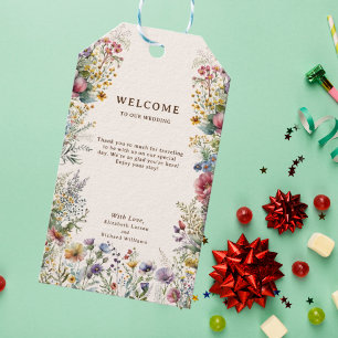 Budget Colourful Wildflower Floral Watercolor Gift Tags