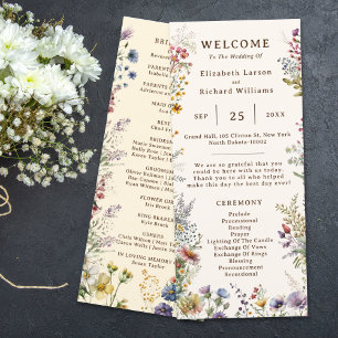 Budget Colourful Wildflower Floral Watercolor Programme