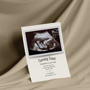 Budget Coming Soon Ultrasound Photo Pregnancy