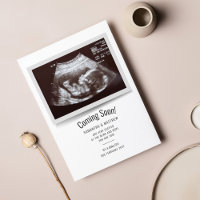 Budget Coming Soon Ultrasound Photo Pregnancy