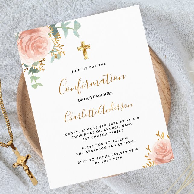Budget confirmation eucalyptus blush pink floral (Creator Uploaded)