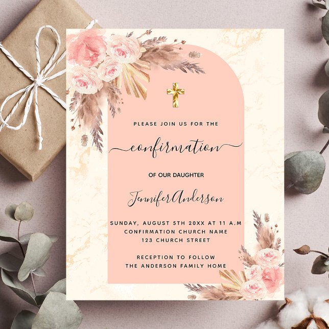 Budget Confirmation pampas grass marble rose blush (Creator Uploaded)