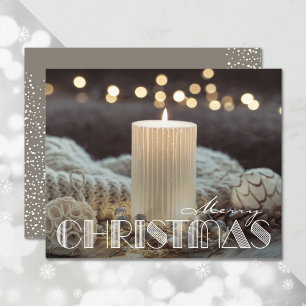 Budget Cosy Merry Christmas Greeting Card