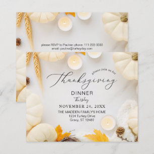 Budget Cosy Thanksgiving Dinner Pumpkin