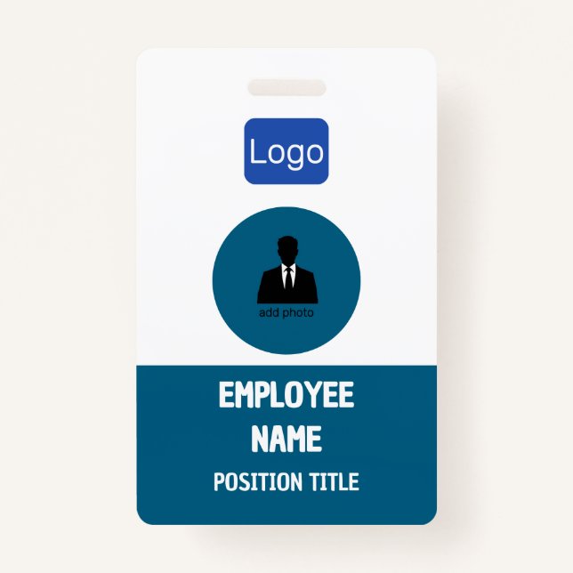 BUDGET CUSTOMIZE YOUR EMPLOYEE  ID BADGE (Front)