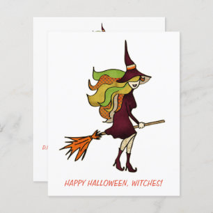 Budget Cute Happy Halloween Witches Party